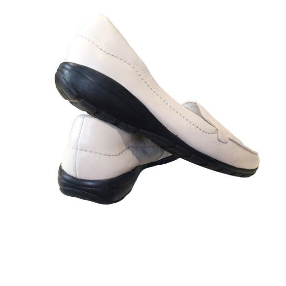 Easy Spirit Abidet Leather White/Ivory Casual Slip-on Loafers Shoes 7.5 - Picture 3 of 8